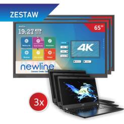 Zestaw 6: 3x monitor TT-6519RS + 3x laptop Acer